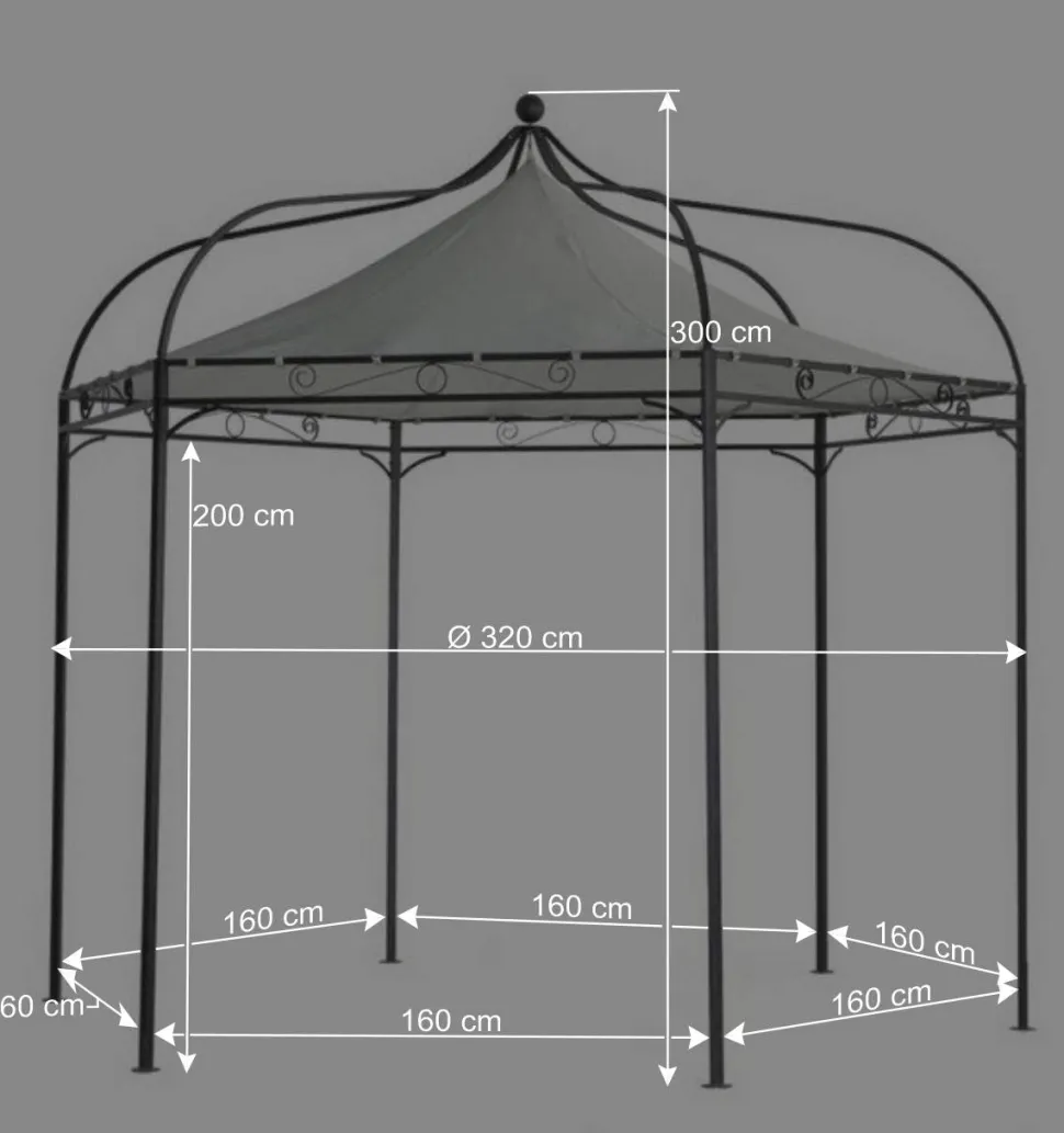 Pavillon Pauli für Garten