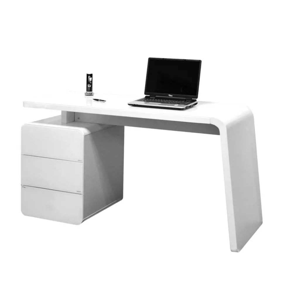 PC-Tisch Piramyda in Weiß