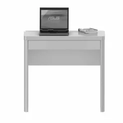 PC-Tisch Trevoz in Hochglanz Weiß