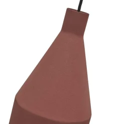 Pendelleuchte aus Metall in Terracotta - Yushu