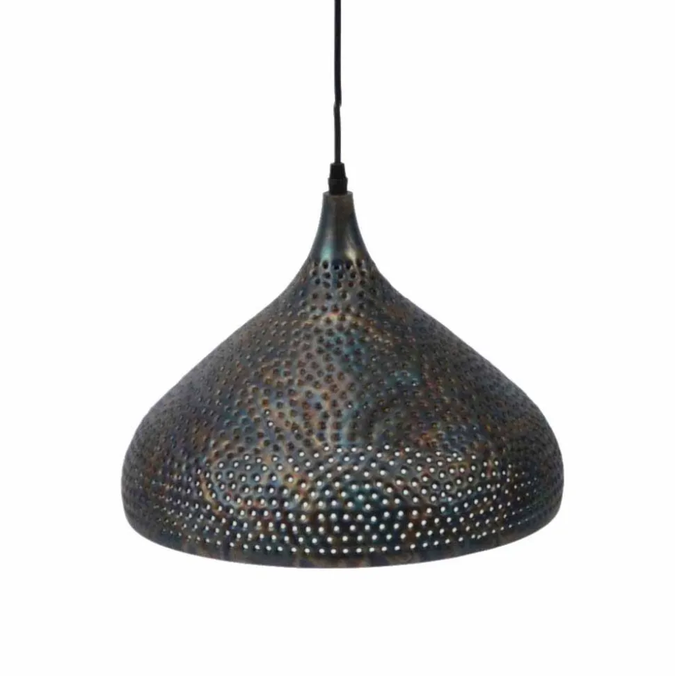 Pendelleuchte mit 3 Schirmen Trichterform Simulin aus Metall