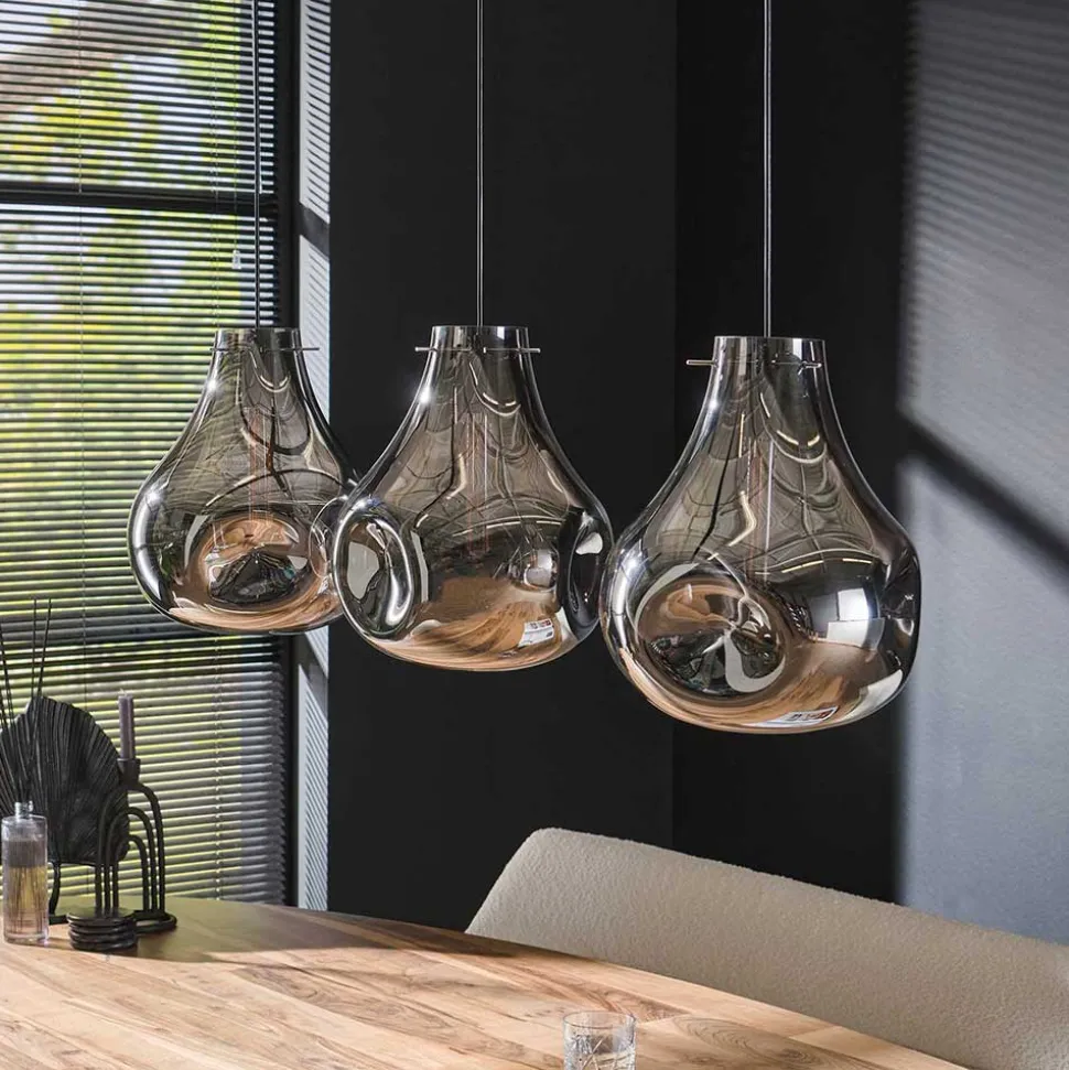 Pendelleuchte mit drei Tropfen Design Schirmen - Vincent