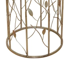 Pflanzenhocker Jarana in Gold