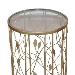 Pflanzenhocker Jarana in Gold