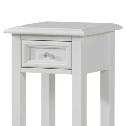 Pflanzensäule Rojan in Weiß