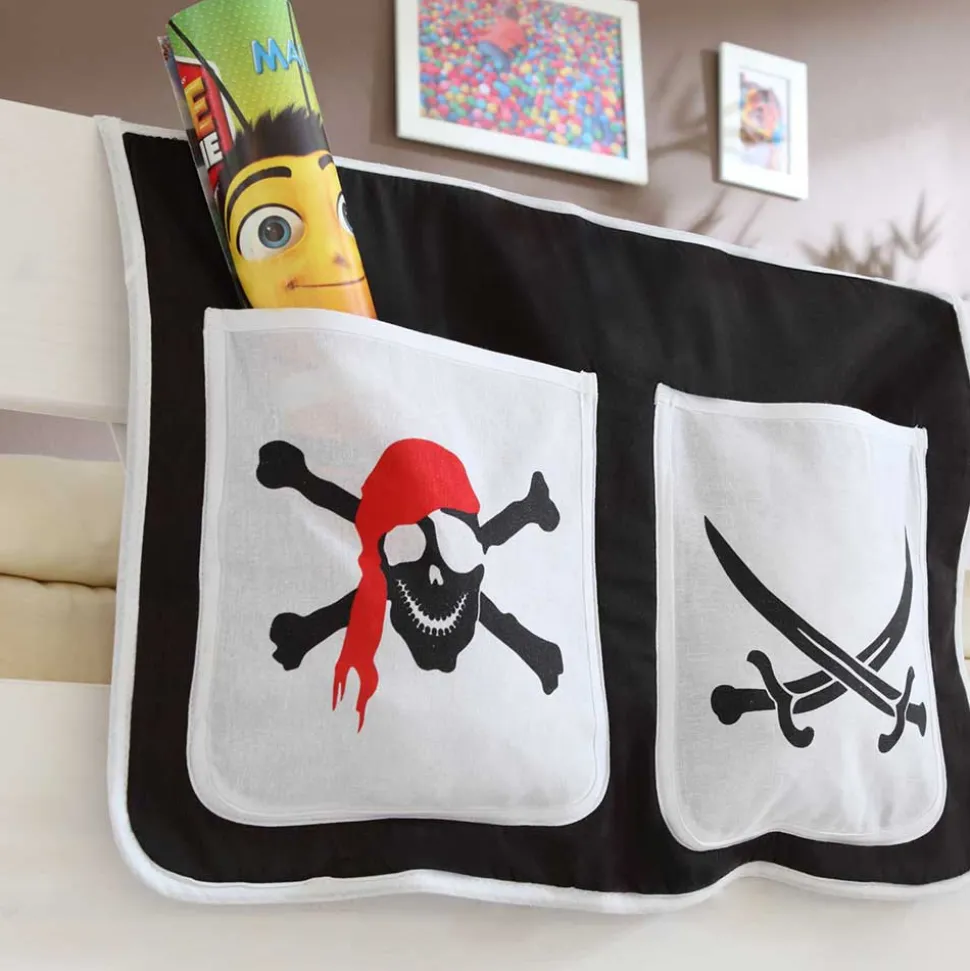 Piraten Halbhochbett Winner aus Kiefer Massivholz