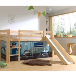 Polizei Hochbett mit Rutsche - Kantuna