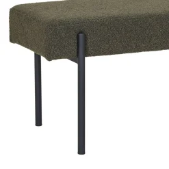 Polsterbank in Dunkelgrün Boucle - Barahona