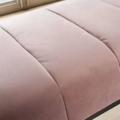 Polsterbank in Rosa und Schwarz - Pirna