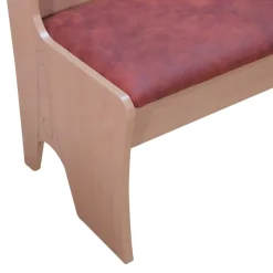 Polsterbank mit Truhe 120cm Loisan in Cognac Vintage