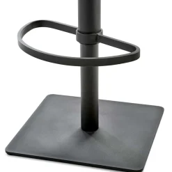 Polster-Barstuhl in Schlamm & Schwarz - Ossika