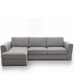 Polsterecke in Grau Webstoff - Valtte