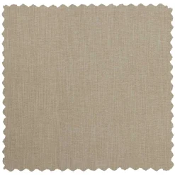 Polsterhocker in Beige Webstoff - 98x44x90 cm - Barocara