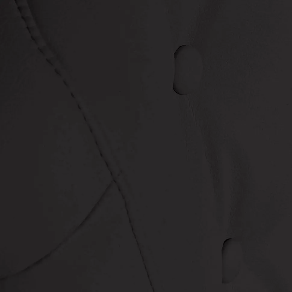 Polstersessel aus Kunstleder in Schwarz - Adaliz