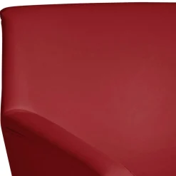 Polstersessel aus rotem Kunstleder - Jymma