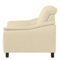 Polstersessel in Beige und Nussbaum Braun - Nando