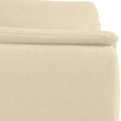 Polstersessel in Beige und Nussbaum Braun - Nando