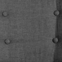 Polstersessel in Dunkelgrau Stoff - Cahira