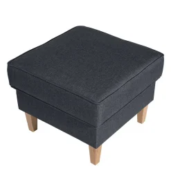 Polstersessel in Jeansblau und Buche - Patronia