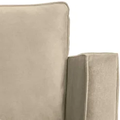 Polstersessel in Khaki Samt - Afeiro