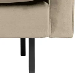 Polstersessel in Khaki Samt - Afeiro