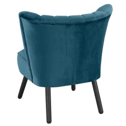 Polstersessel in Petrol und Schwarz - Floyda