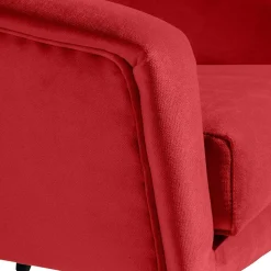 Polstersessel in Rot und Schwarz - Zehadra