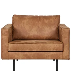 Polstersessel Trokey in Cognac Braun