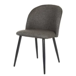 Polsterstühle in Dunkelgrau - Lolona (2er Set)