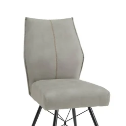 Polsterstühle in Hellgrau - Fiafanda (2er Set)