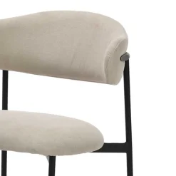 Polsterstühle in Taupe Strukturstoff - Filmau (2er Set)