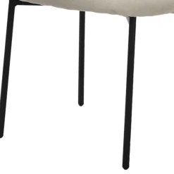 Polsterstühle in Taupe Strukturstoff - Filmau (2er Set)