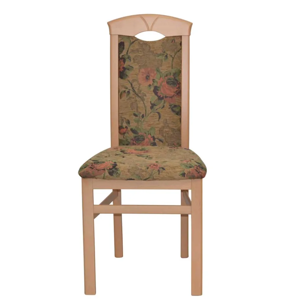 Polsterstühle mit Blumen Motiv - Vallona (2er Set)