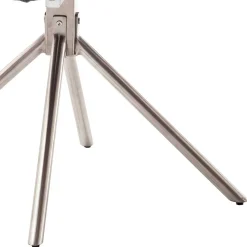 Polsterstuhl aus Chenille in Anthrazit - Makan (2er Set)