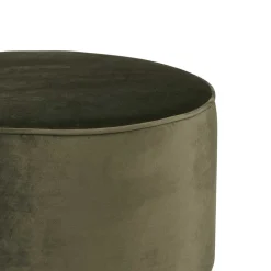 Pouf Rai in Dunkelgrün