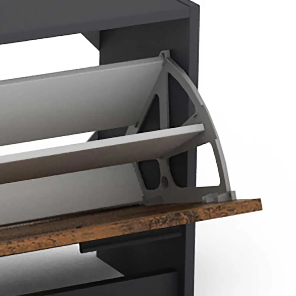 Preiswerte Flureinrichtung zweifarbig - Vinzent (zweiteilig)