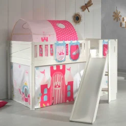 Prinzessin Rutschbett mit schräger Rutsche - Later