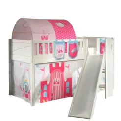 Prinzessin Rutschbett mit schräger Rutsche - Later