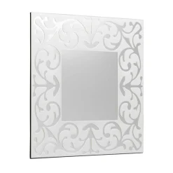 Quadrat Design Spiegel mit Ornament Rahmen - Spazion