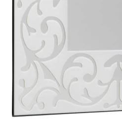 Quadrat Design Spiegel mit Ornament Rahmen - Spazion