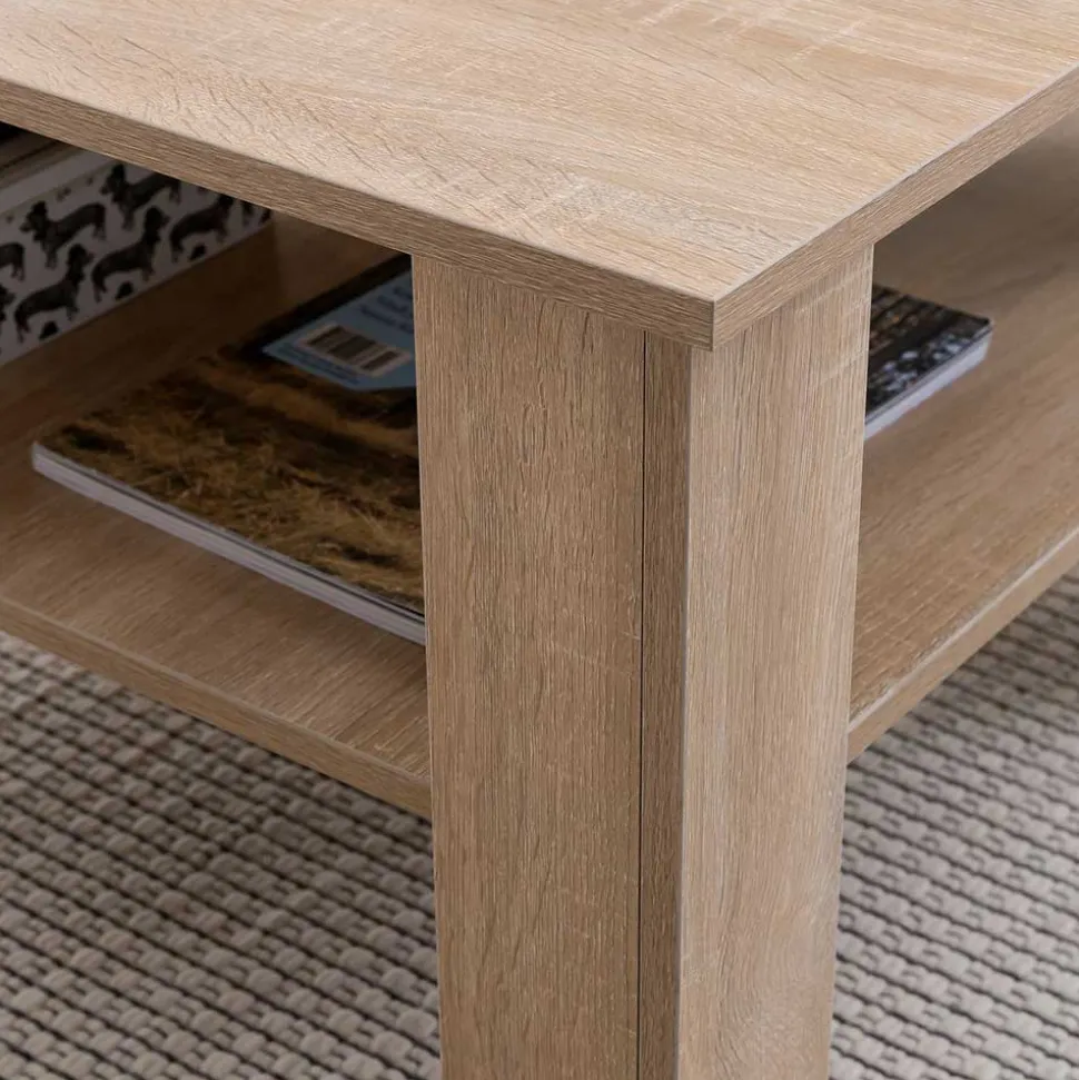 Quadrat Sofatisch in Holz Nachbildung - Zero