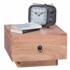 Quadratischer Design Nachttisch Vislan mit Schublade