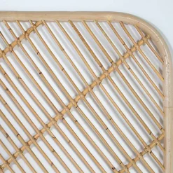 Rattan Bett Kopfteil in Natur - Naas