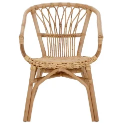 Rattan Esszimmerstuhl in Beige - Titian (2er Set)