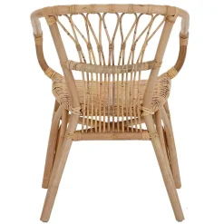 Rattan Esszimmerstuhl in Beige - Titian (2er Set)