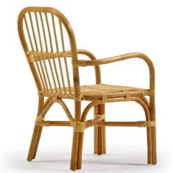 Rattan Kinderstühle mit 35 cm Sitzhöhe - Cigembas (2er Set)