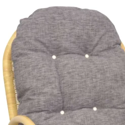 Rattan Schaukelstuhl in Natur - Paleara