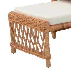 Rattanssessel Hawaii mit ausziehbarem Fußteil