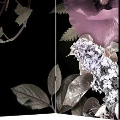 Raumteiler mit Fotodruck Blumen Vintage - Emilina