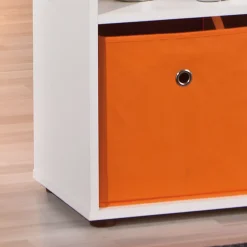 Raumteiler Regal Peritos in Weiß